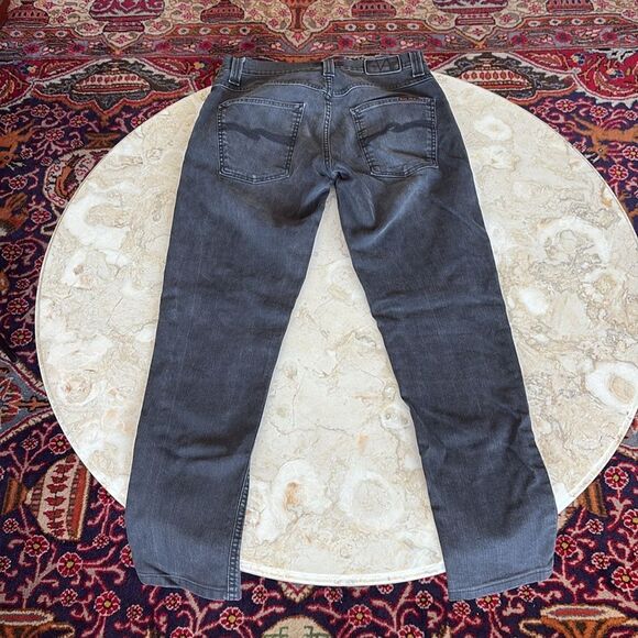 Nudie Grim Tim Broken Black Button Fly Jeans - Picture 15 of 16